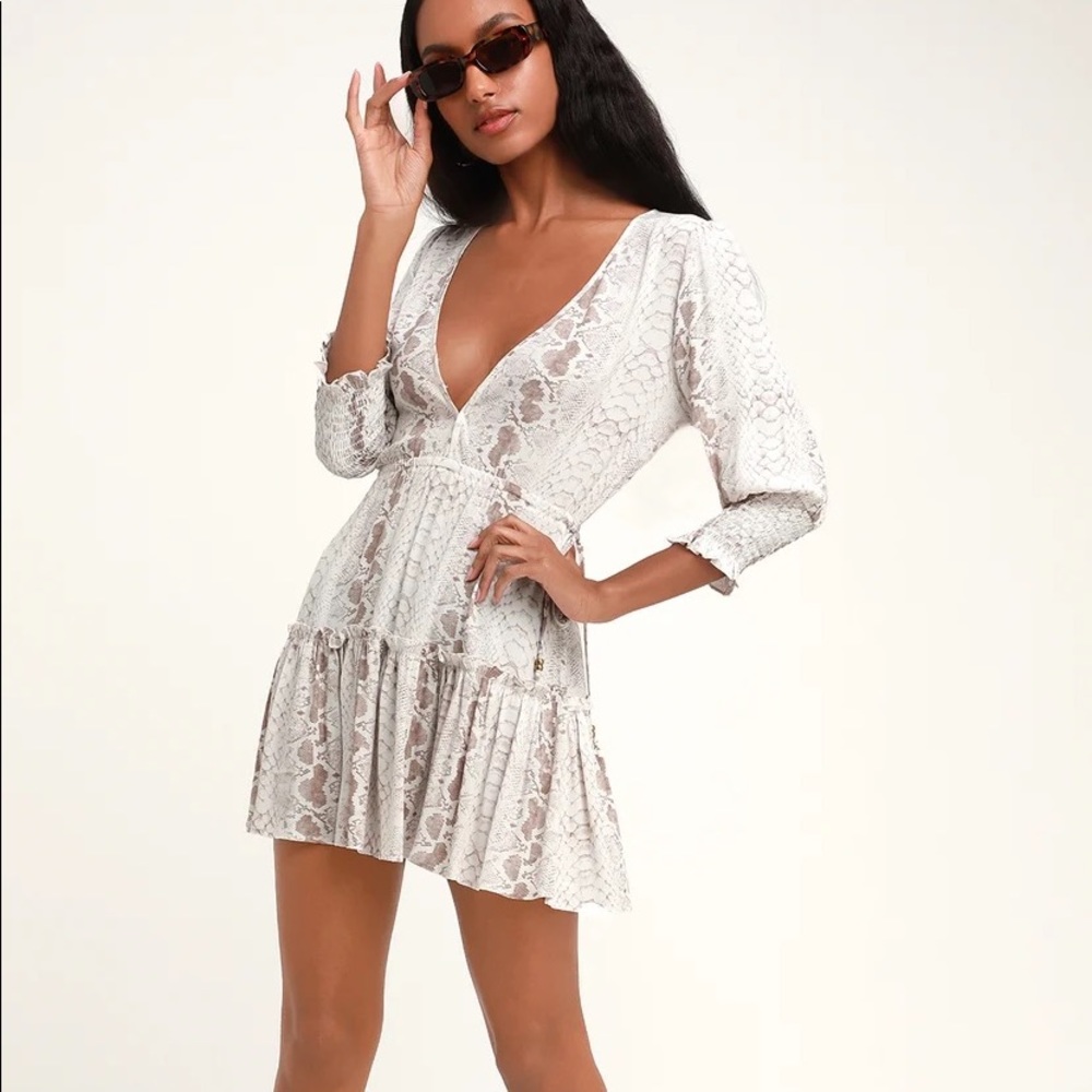 Kivari Snake Print Dress from Planet Blue